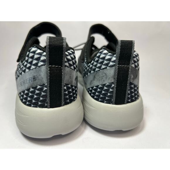 Skechers Microspec Max Sneakers Black Gray Knit Mesh Boys NWT Lightweight - Picture 5 of 9
